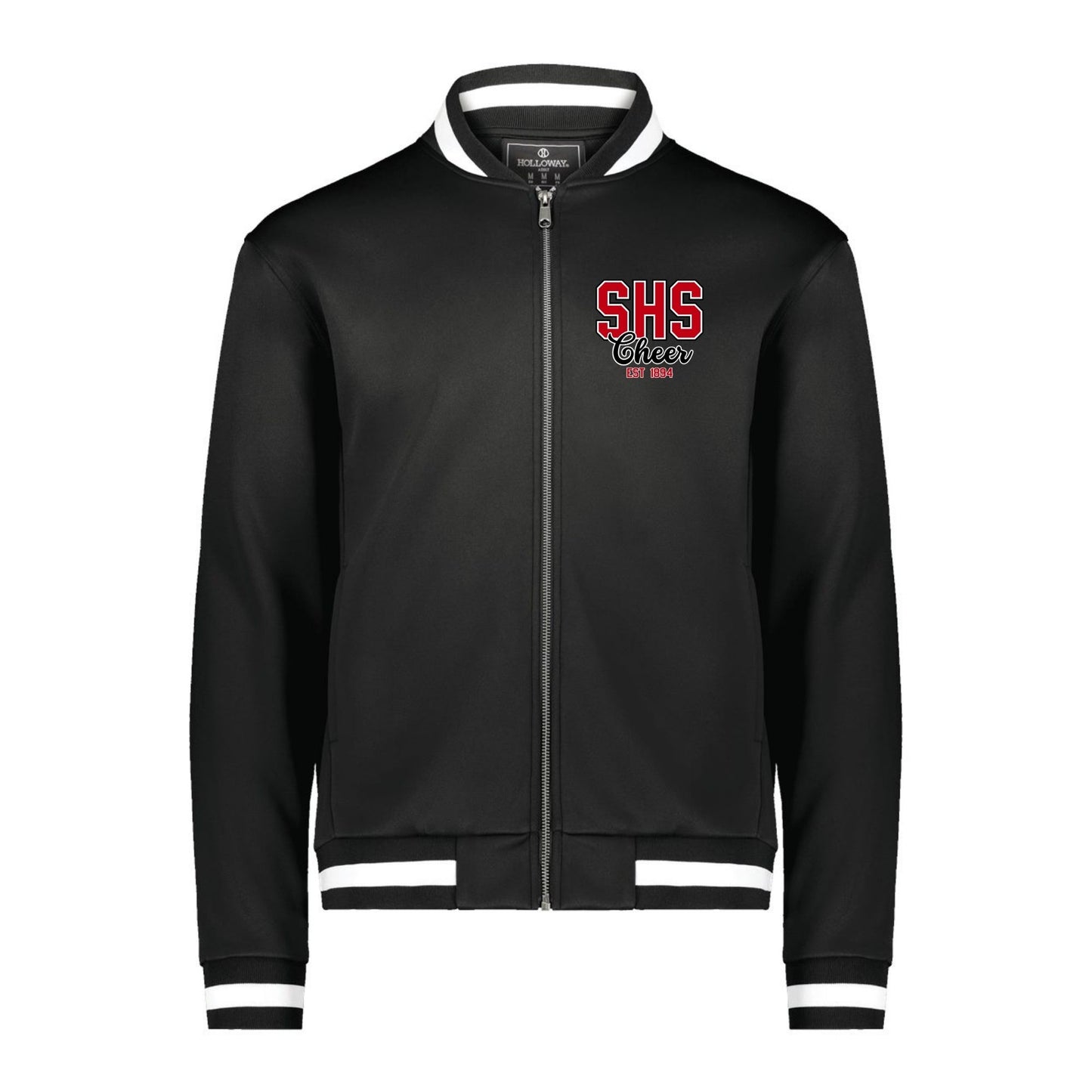SHS Cheer V-Street Jacket - SHS Cheer Logo - SHS-CHR-JACKET-CHEER-BLK