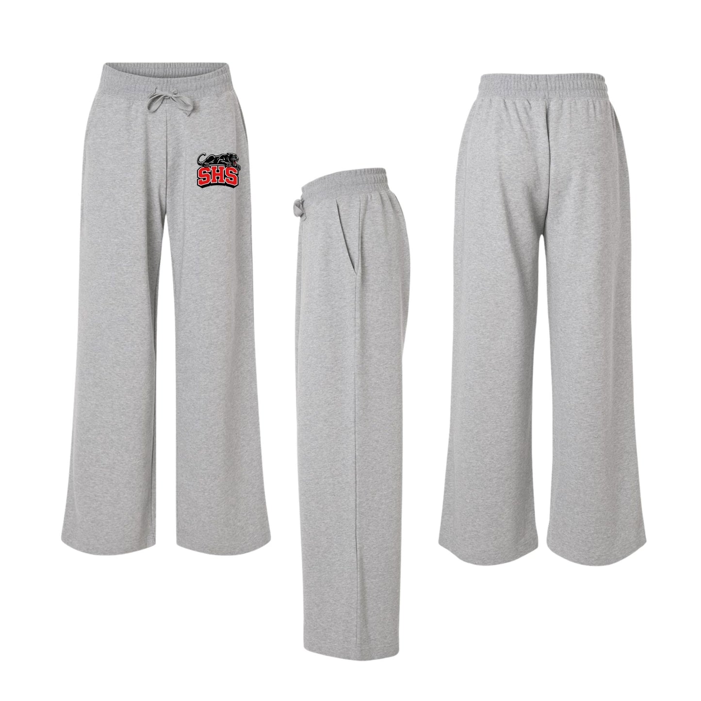 SHS Cheer Dominance Wide Leg Pants - SHS-CHR-PANT-WIDE-GRY-2