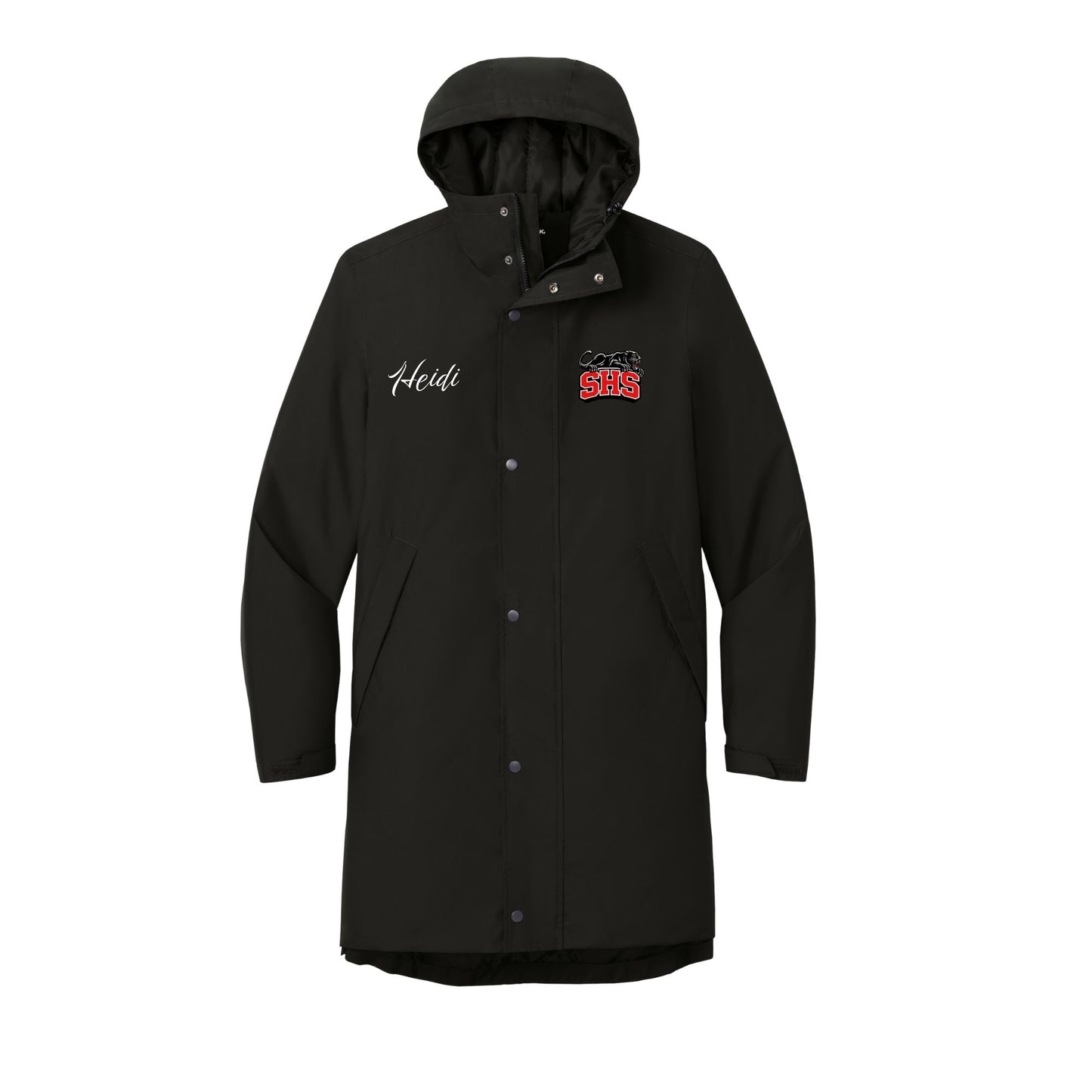 SHS Cheer Sideline Parka - SHS-CHR-PARKA-BLK