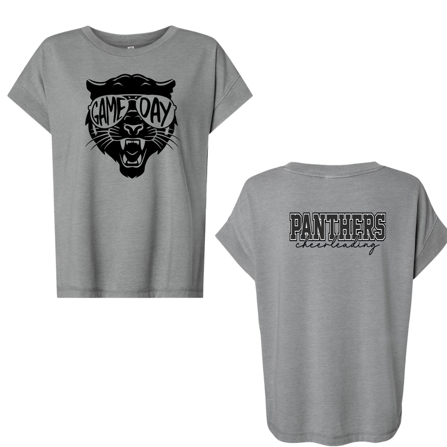 SHS Panthers Game Day Glitter Tee - SHS-CHR-TEE-GDAY-VGRY-2