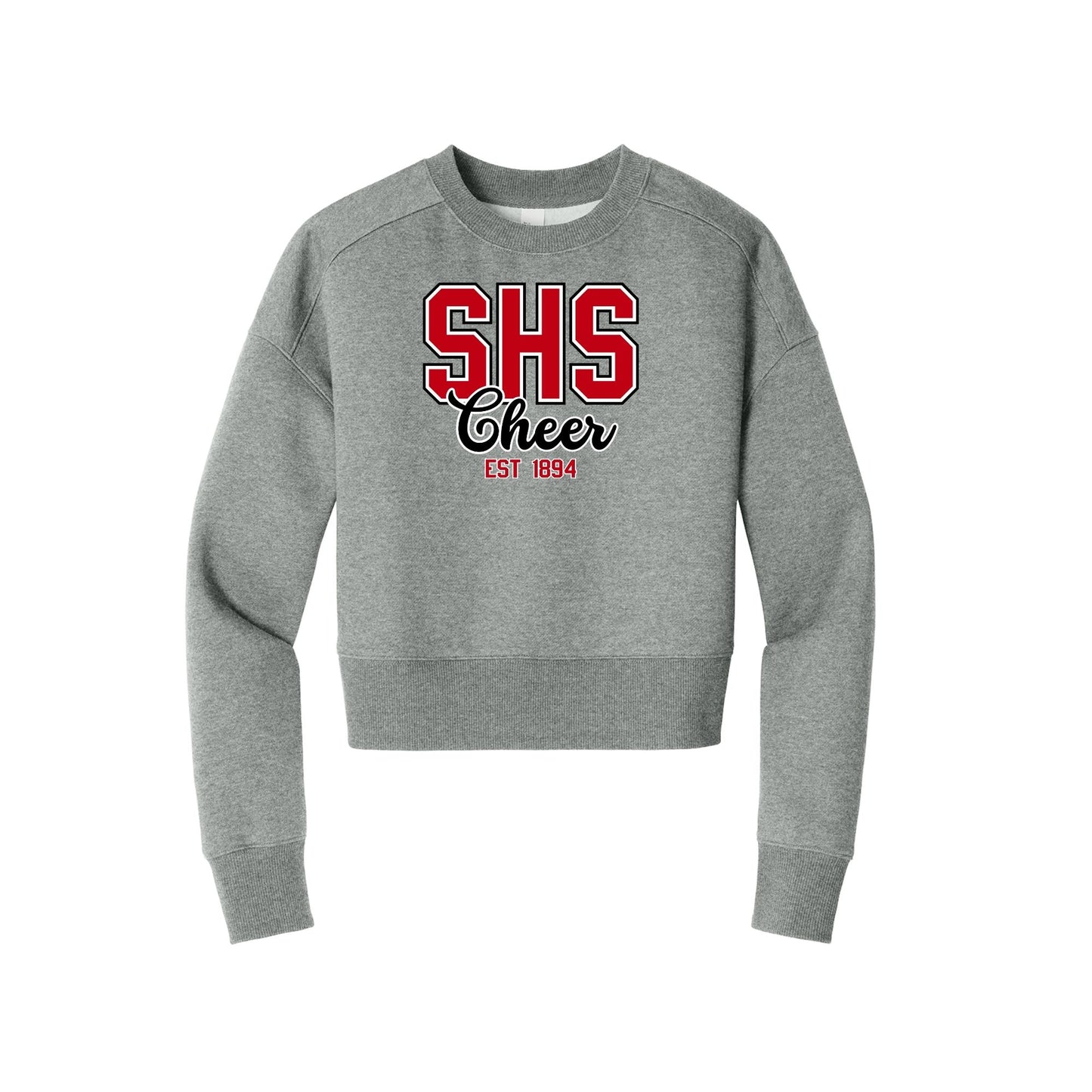 SHS Cheer Legacy Crop Crew - SHS-CHR-WCREW-CHEER-HGRY