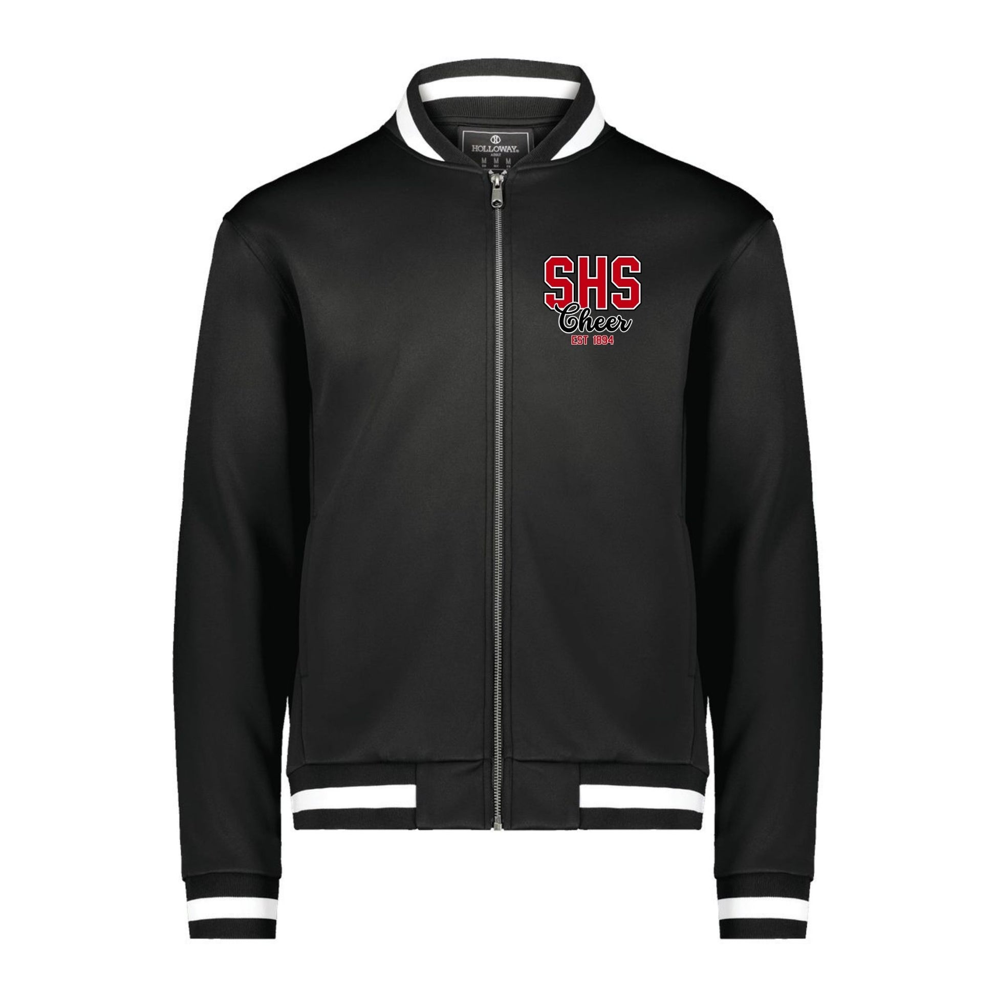 SHS Cheer V-Street Jacket - SHS Cheer Logo - SHS-CHR-JACKET-CHEER-BLK
