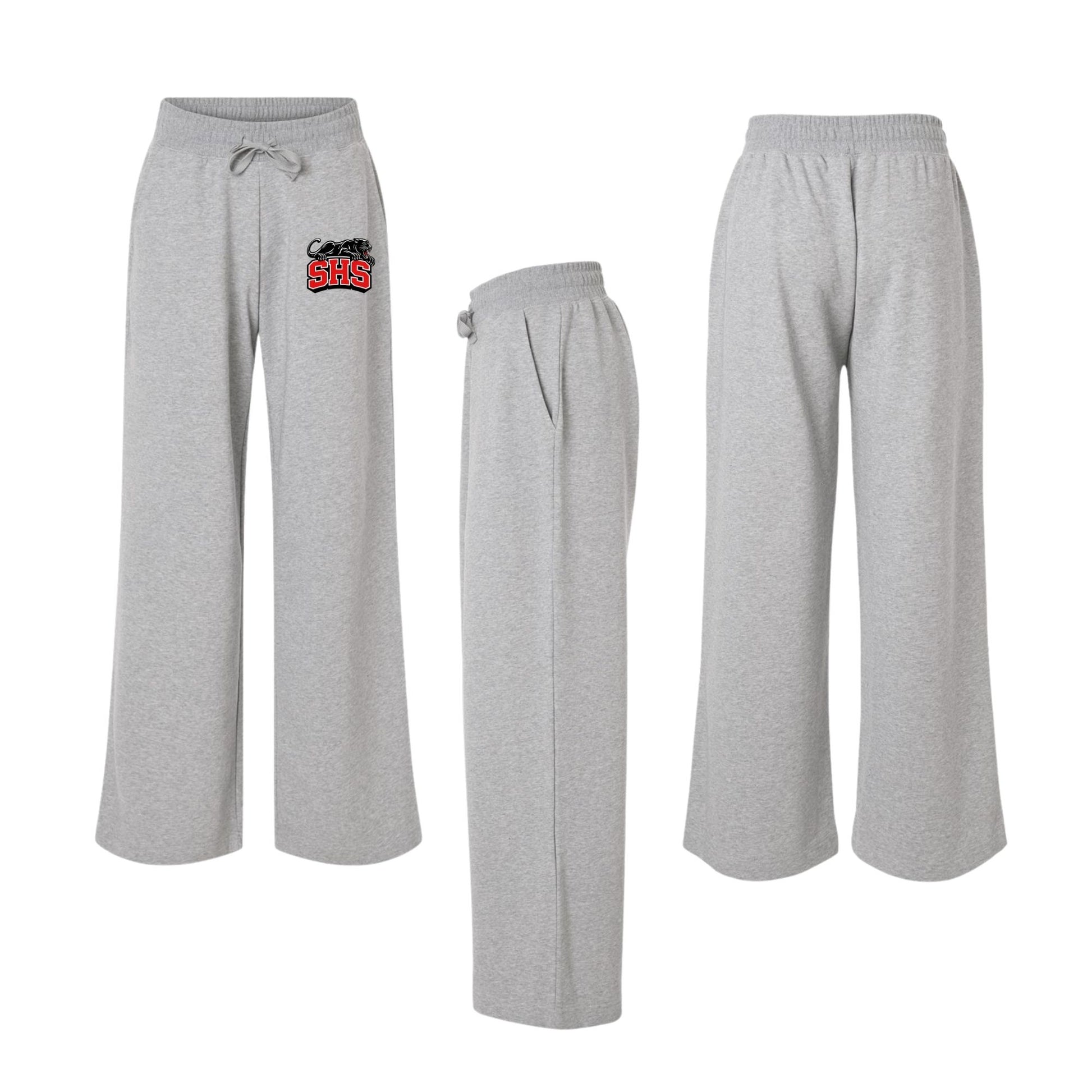 SHS Cheer Dominance Wide Leg Pants - SHS-CHR-PANT-WIDE-GRY-2