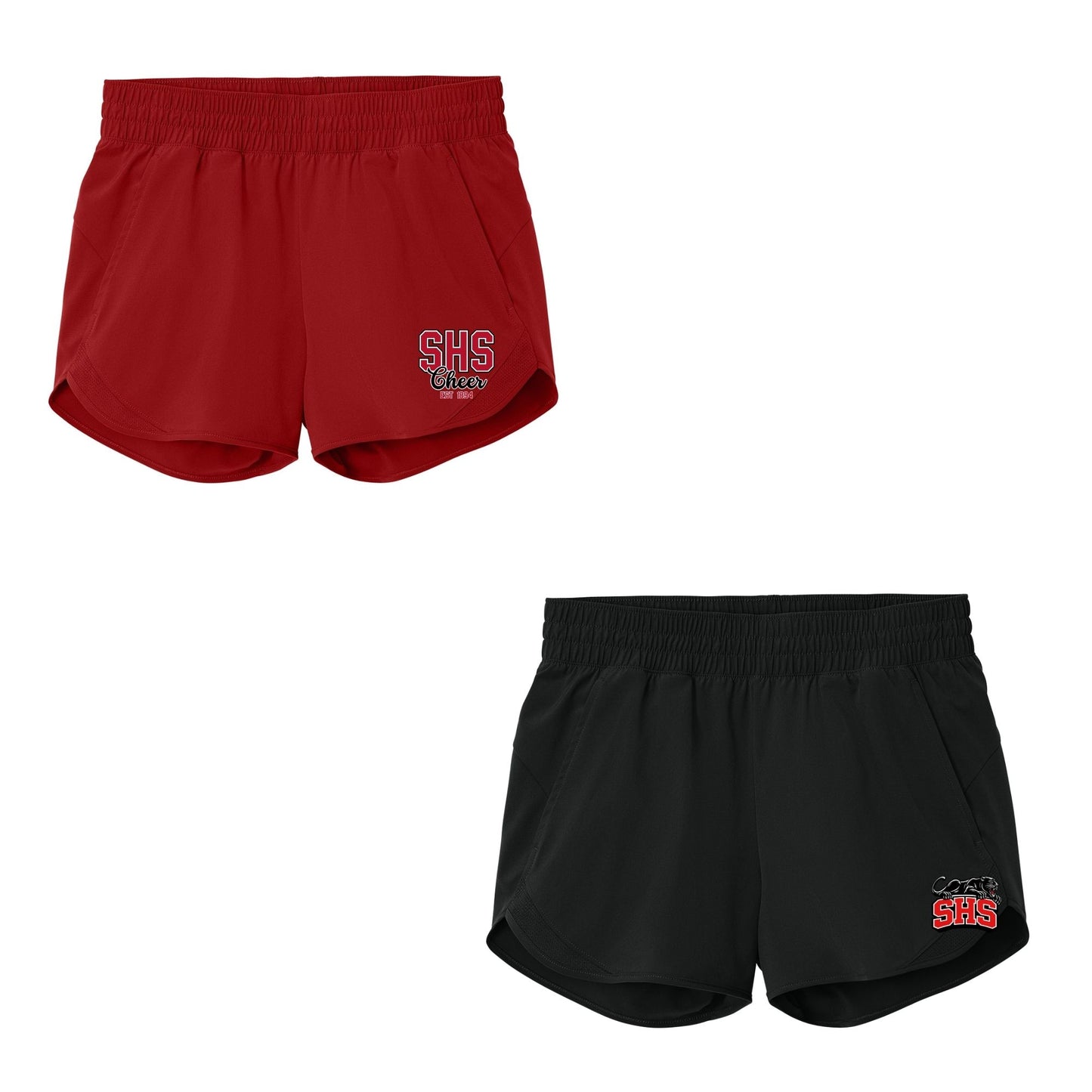 SHS Cheer Hot Shorts - SHS-CHR-SHORT-HOT-RED-ALL