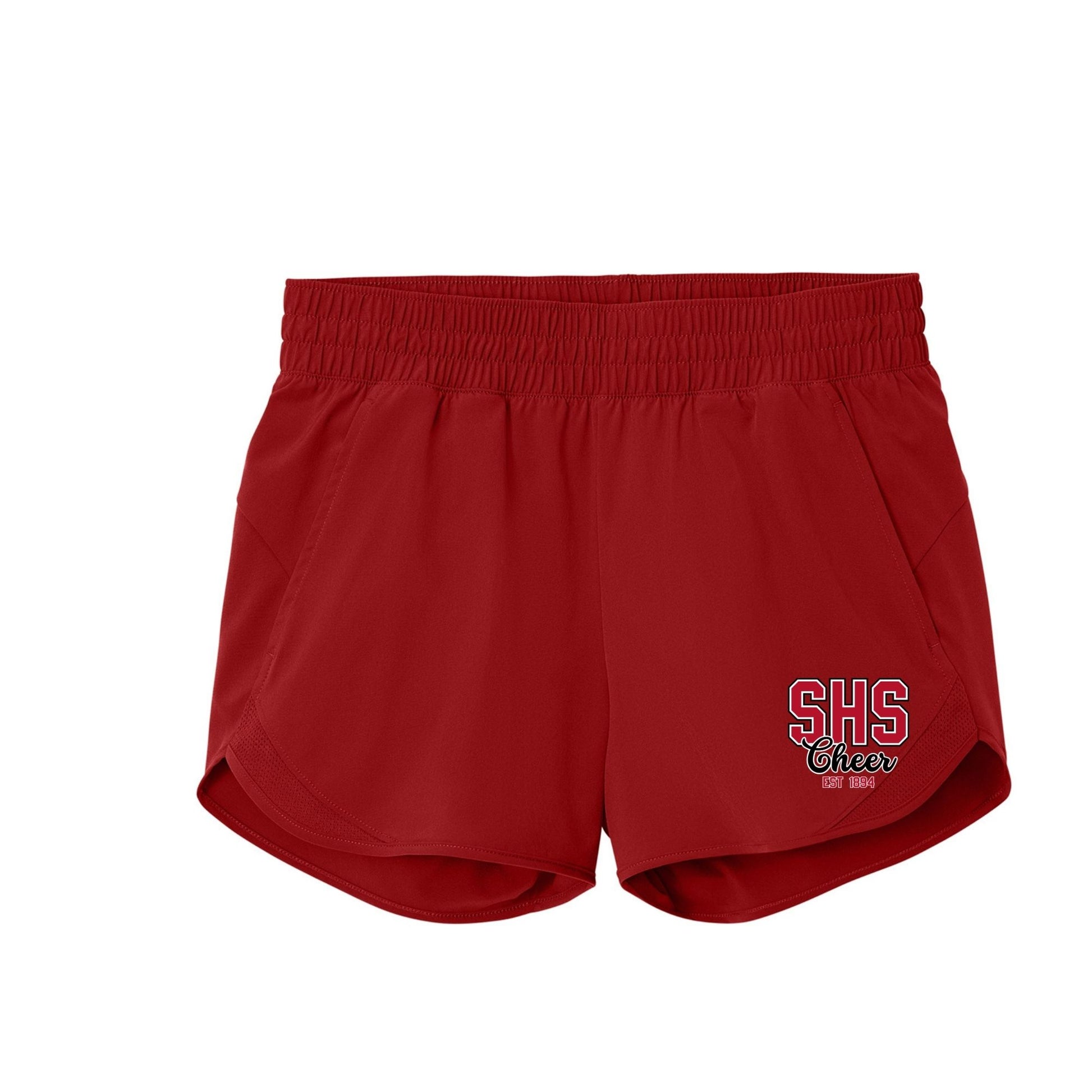 SHS Cheer Hot Shorts - SHS-CHR-SHORT-HOT-RED