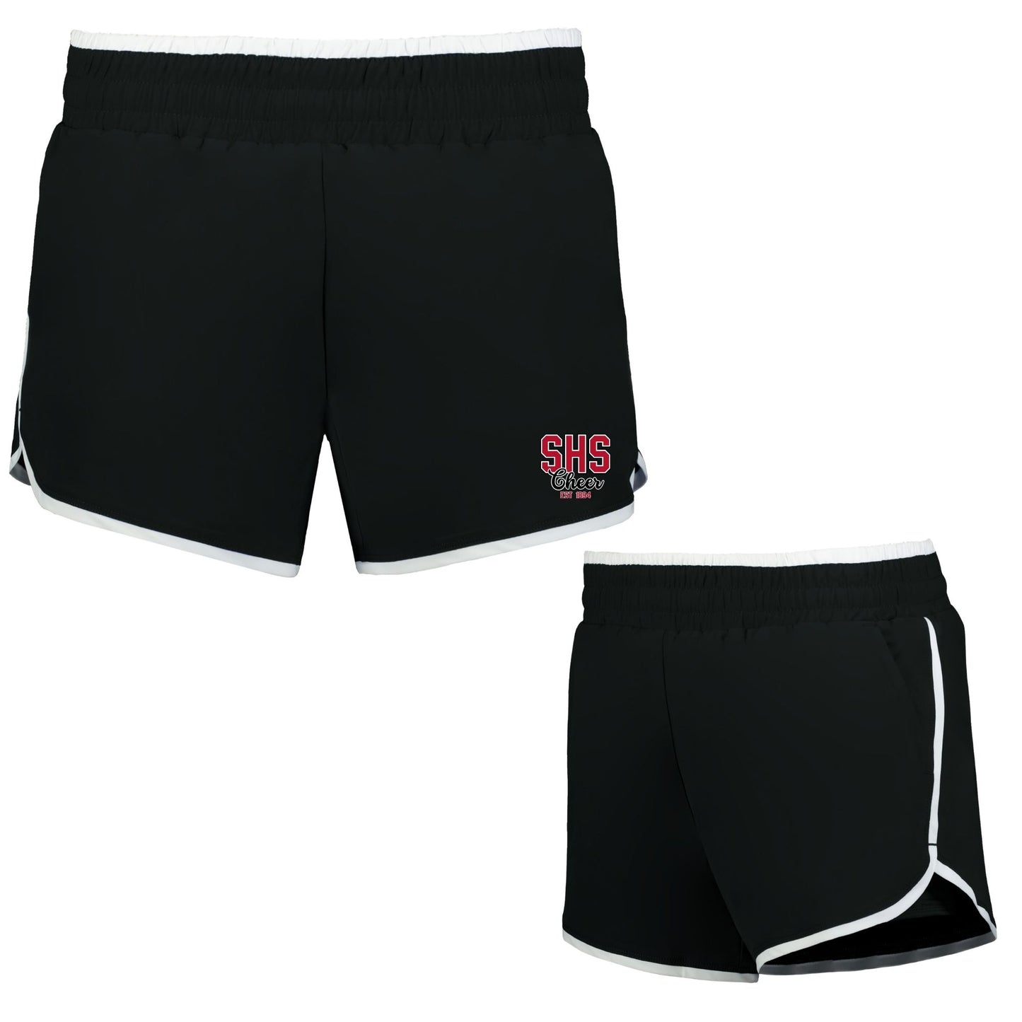 SHS Cheer Retro Shorts - SHS-CHR-SHORT-RETRO-BLK