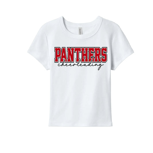 SHS Panthers Cheer Baby Tee - SHS-CHR-TEE-BABY-WHT