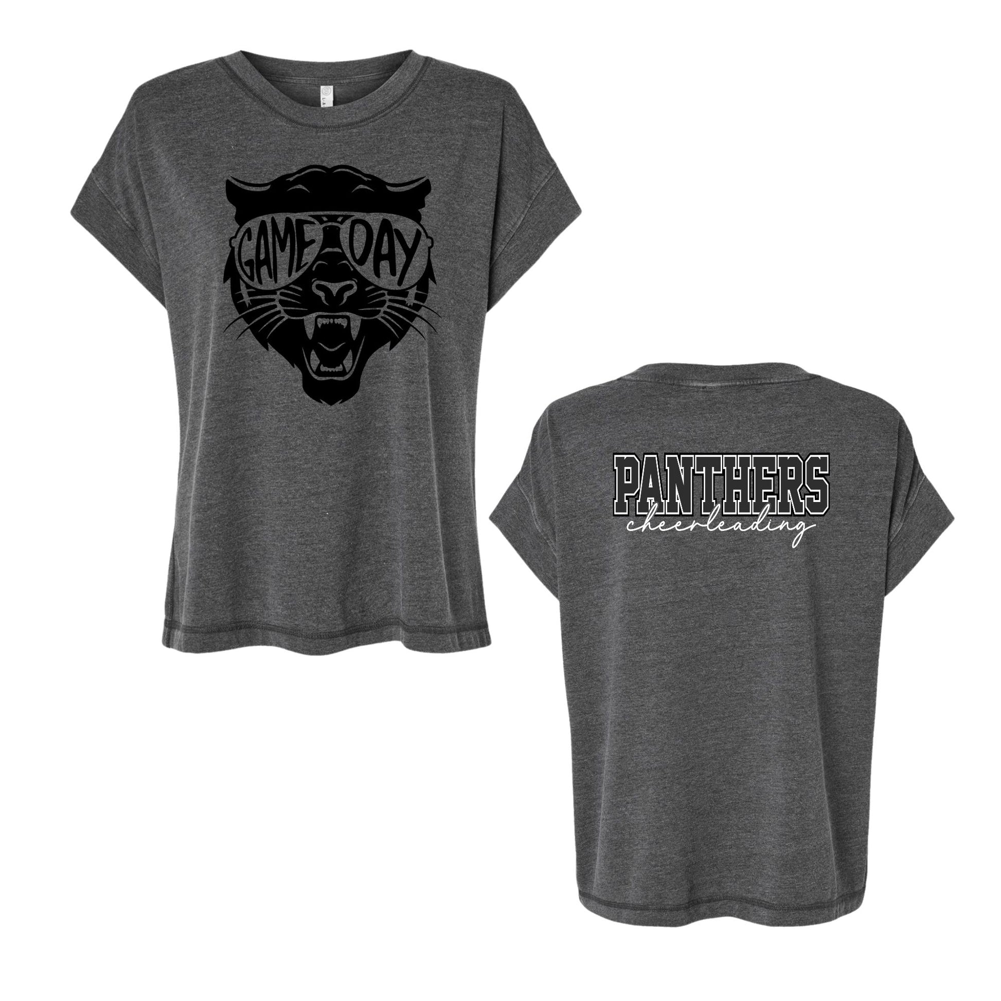 SHS Panthers Game Day Glitter Tee - SHS-CHR-TEE-GDAY-VBLK-2